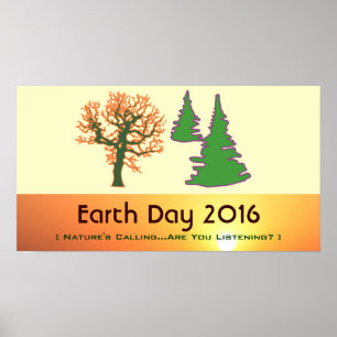 Retro Mod Earth Day 2016 Print