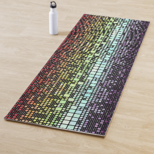 Retro Mod Geometric Groovy Funky Neurogender Pride Yoga Mat