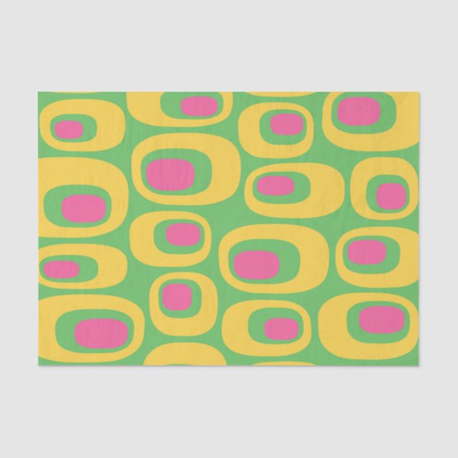 Retro Mod Pattern Tissue Paper (Front)