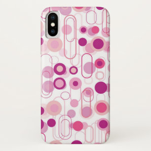 Retro Mod Purple Pods Dots Pattern Art Phone Case