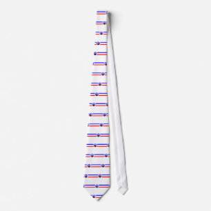Retro Mod Scooter Rider Tie