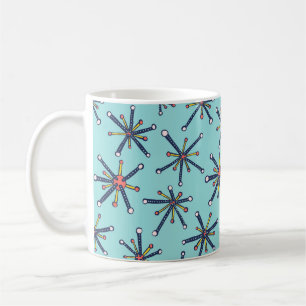 Retro Modern Abstract Biology Pattern Coffee Mug
