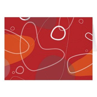 Retro-Modern Abstract Card