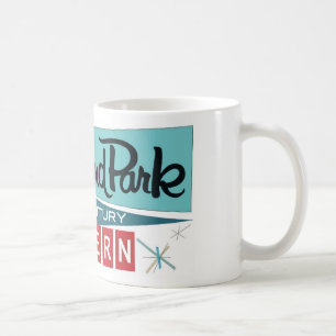 Retro Modern Celebration Mug - Bright White 11 oz