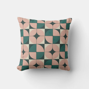 Retro Modern Circle Pattern Cushion