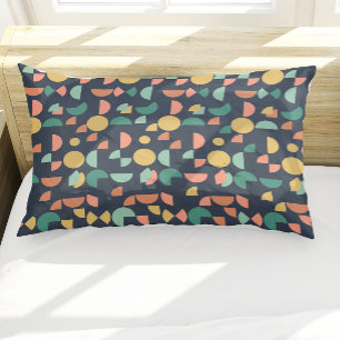 Retro Modern Elegant Geometric Tribal Pillowcase