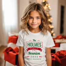 Retro Modern Family Reunion Logo