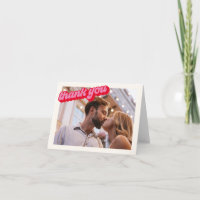 Retro Modern Groovy Bold Pink Red Photo 