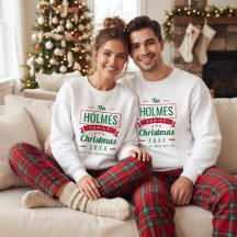 Retro Modern Matching Family Christmas