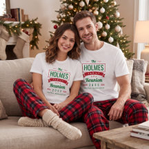 Retro Modern Matching Family Christmas