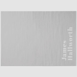 Retro Modern Minimalistic Name (or other text) Tissue Paper