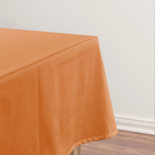 Retro Modern Orange Solid Colour Tablecloth