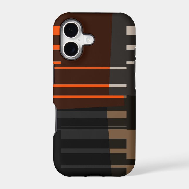 Retro modern stripes graphic design (Back)
