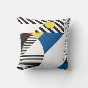 Retro Modern Style Background Design Cushion