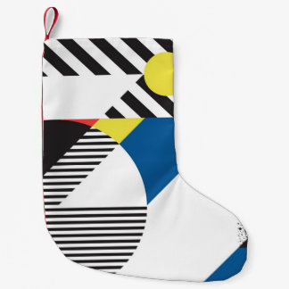 Retro Modern Style Background Design Small Christmas Stocking
