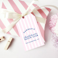 Retro Modern Vintage Navy & Pink Bachelorette