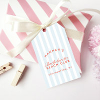 Retro Modern Vintage Red & Blue Bachelorette