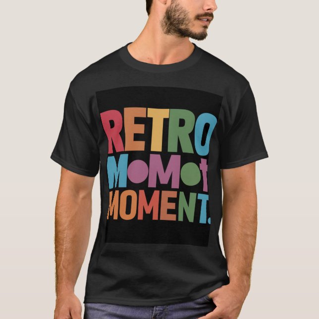 Retro Moment The Classic Mens T Shirt Desing (Front)