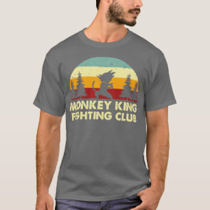 Retro Monkey King Fighting Club T-Shirt