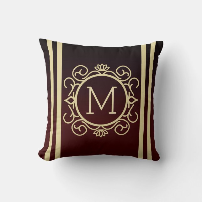 Retro Monogram Cushion (Front)