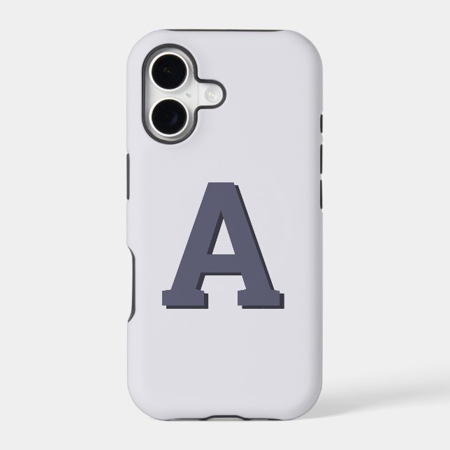 Retro monogram initial modern (Back)