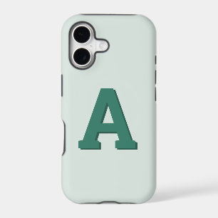 Retro monogram initial modern