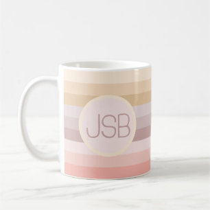 Retro Monogram Mug