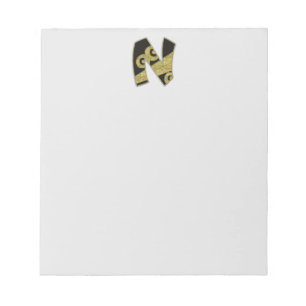 retro monogram - N Notepad