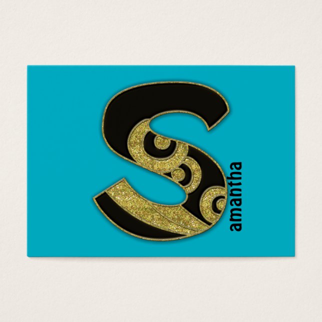 retro monogram - S (Front)