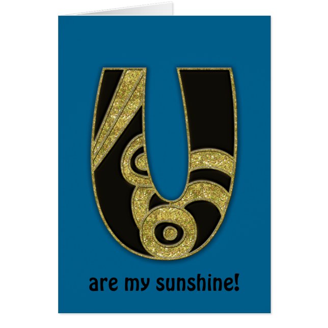 retro monogram - U (Front)