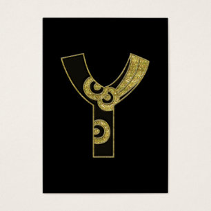 retro monogram - Y