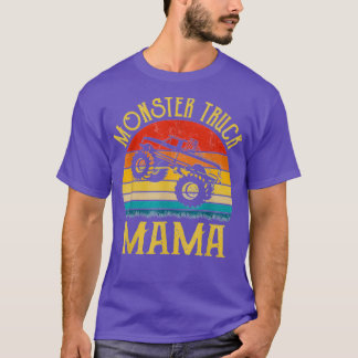 Retro Monster Truck Mama Vintage T-Shirt