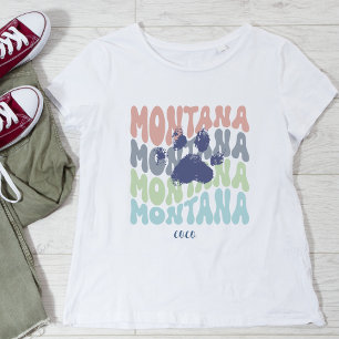 Retro Montana Dog Mum T-Shirt