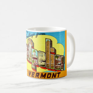 Retro Montpelier Vermont Coffee Mug