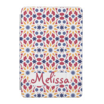 Retro Moroccan Zellije Pattern with Name