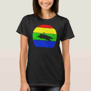 Retro Mosquito Vintage Mosquito Silhouette Mosquit T-Shirt