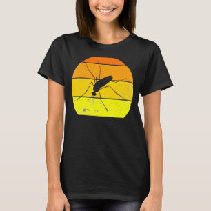 Retro Mosquito Vintage Mosquito Silhouette Mosquit T-Shirt