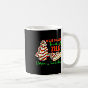Retro Most Likely To Eat All The Christmas Tree Ca Coffee Mug