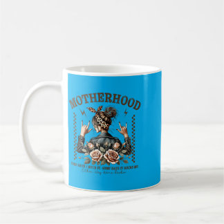 Retro Motherhood Funny Mothers Day Rock Mama Mum Coffee Mug