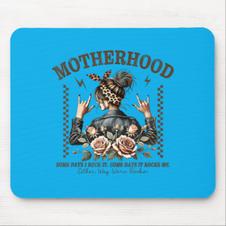 Retro Motherhood Funny Mothers Day Rock Mama Mum Mouse Mat