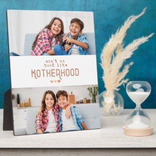 Retro Mother's Day 2 Photos Custom Plaques