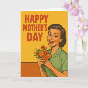 Retro Mother's Day  Card