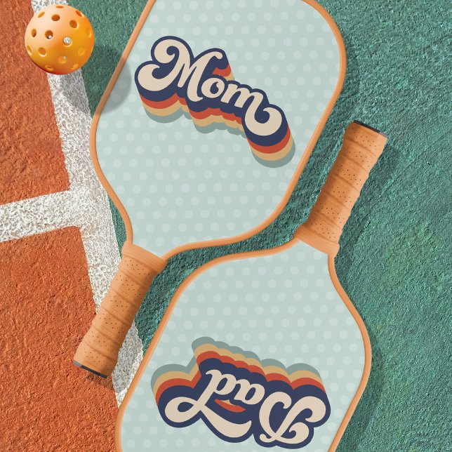 Retro Mother's Day Gift Sports Pickleball Paddle (Creator Uploaded)