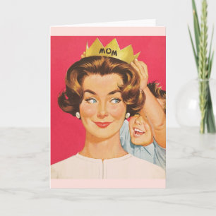 Retro Mother's Day Greeting Card