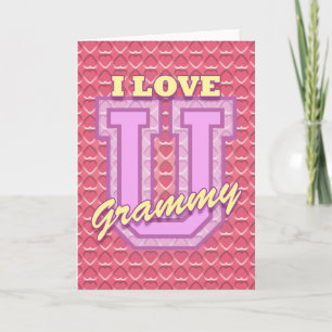 Retro Mother's Day: I Love You Grammy Card