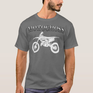 Retro Motocross Dirt Bike Vintage Motorcycle T-Shirt