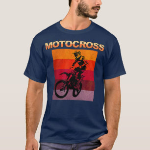 Retro Motocross Dirt Bike Vintage Motorcycle T-Shirt