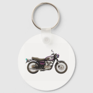 Retro Motorcycle Key Ring