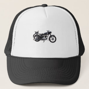 Retro Motorcycle Trucker Hat