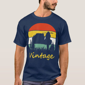 Retro Motorcycle   Vintage Sidecar Motorbike  T-Shirt